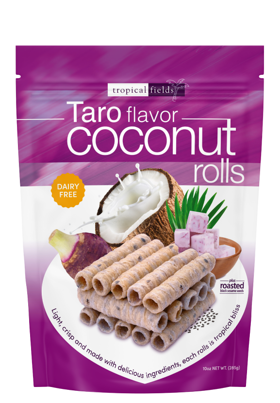 Coconut Rolls Taro Flavored