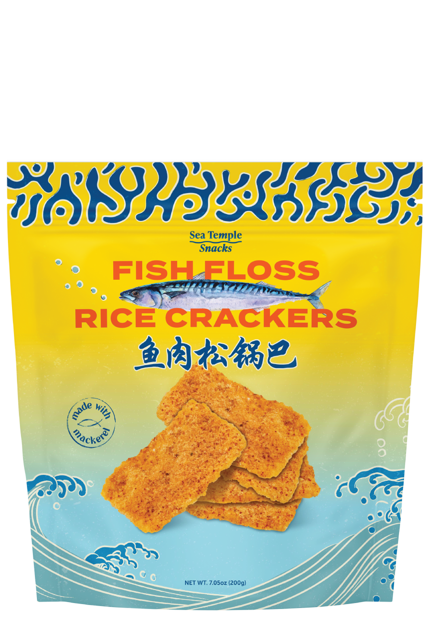Fish Floss Rice Crackers