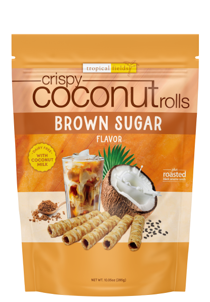 Coconut Rolls Brown Sugar Flavor