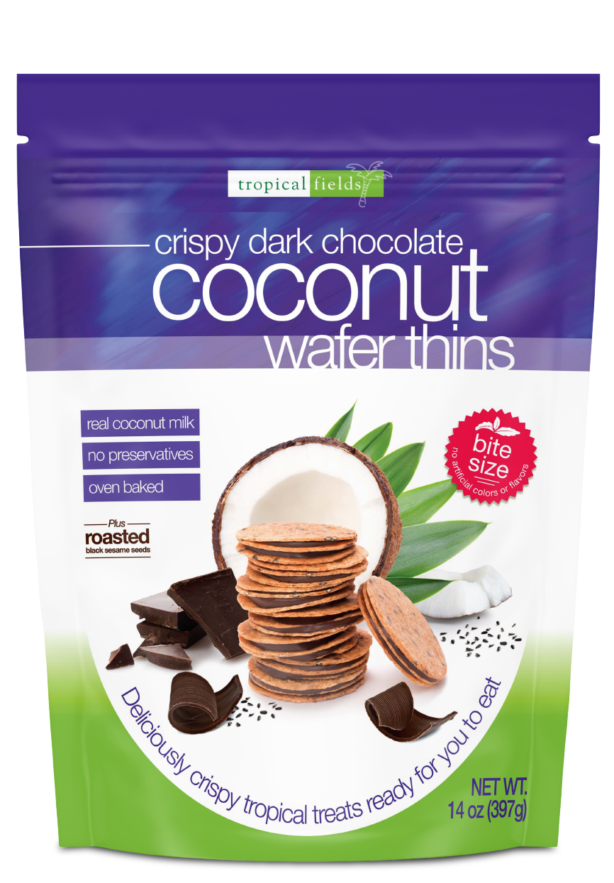 Dark Chocolate Coconut Wafer Thins